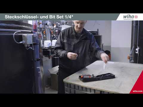 Tutorial: Wiha Steckschlüssel- und Bit Set 1/4"