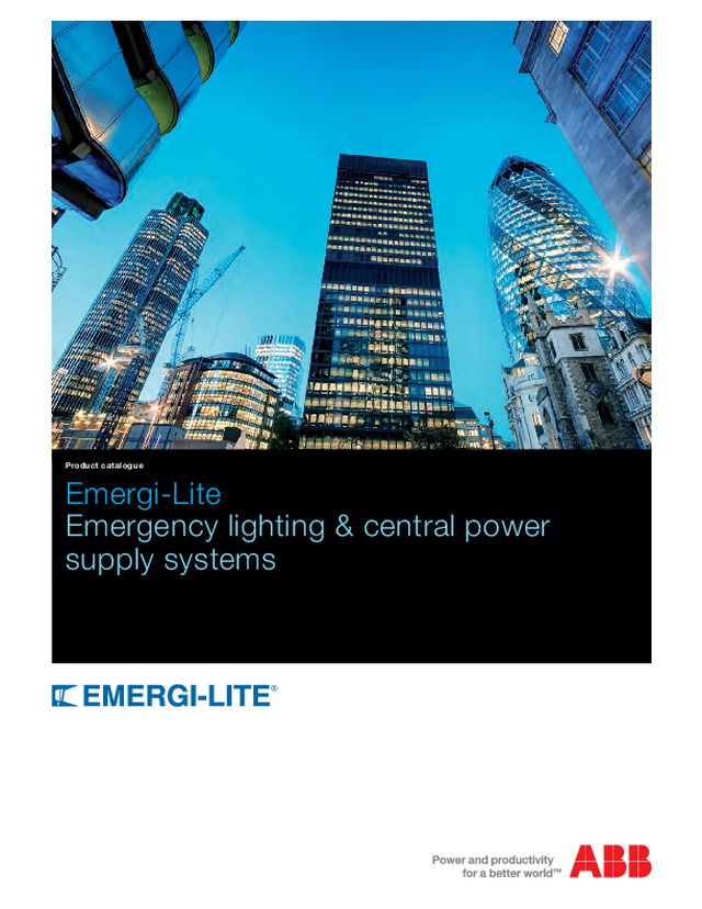 Emergency lighting & central power supply systems - Emergi-Lite - 2015