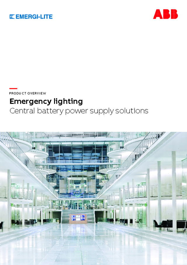 Emergency lighting