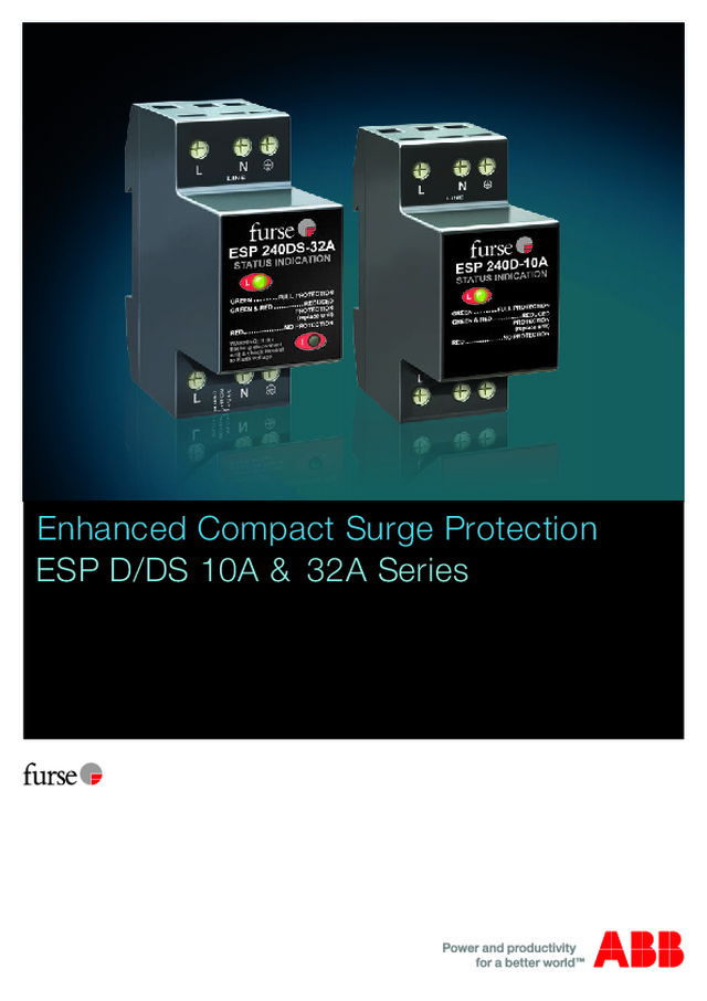 Furse - Inline Mains 10A - 32A Power Protectors - 2015