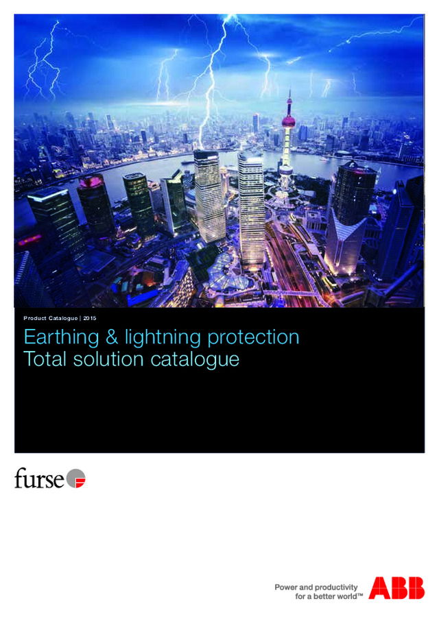 Furse - Earthing & Lightning Protection - Total Solution Product Catalogue - 2015