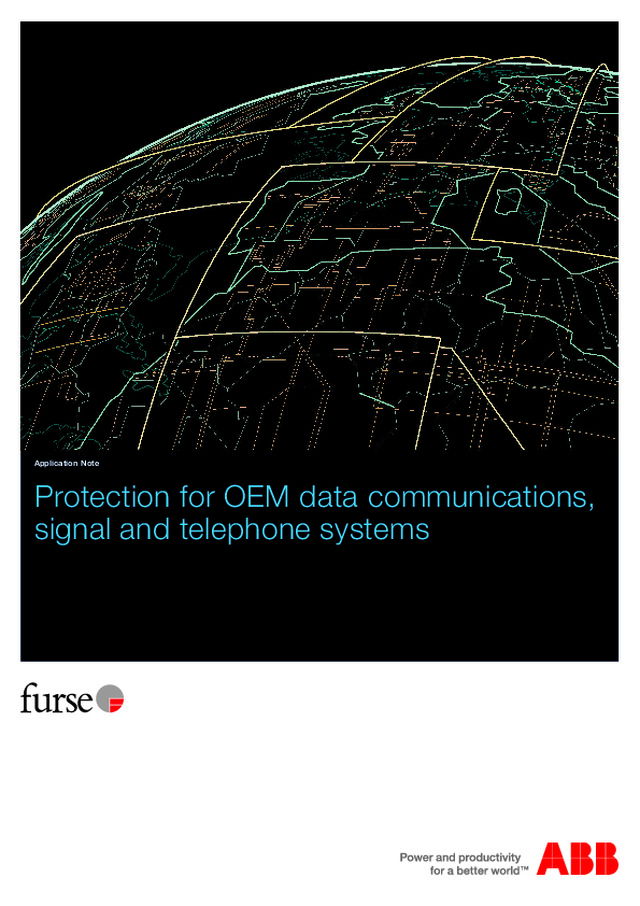 Protection for OEM data communications, signal and telephone systems - Furse - 2015