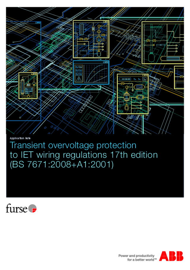 Transient overvoltage protection to IET wiring regulations 17th edition (BS 7671:2008+A1:2001) - Furse - 2015