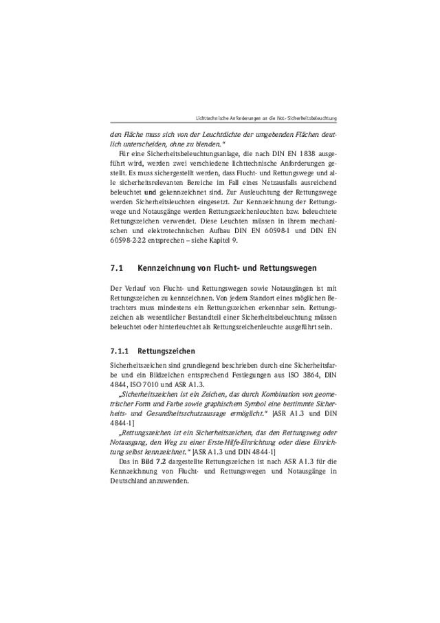 Not- und Sicherheitsbeleuchtung: Kennzeichnung von Flucht- und Rettungswegen