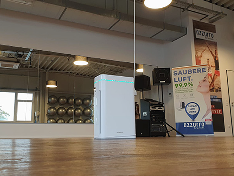 “Clean Air-Zone” im Sportstudio azzurro