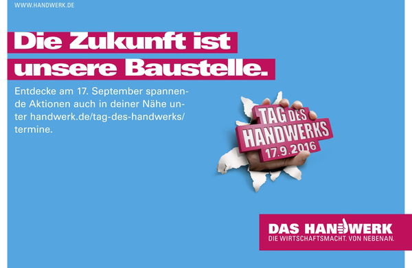 Ein ganzer Tag nur für das Handwerk