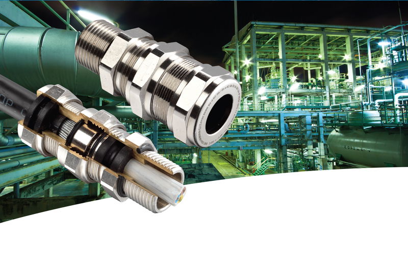 New Exd cable glands for hazardous areas