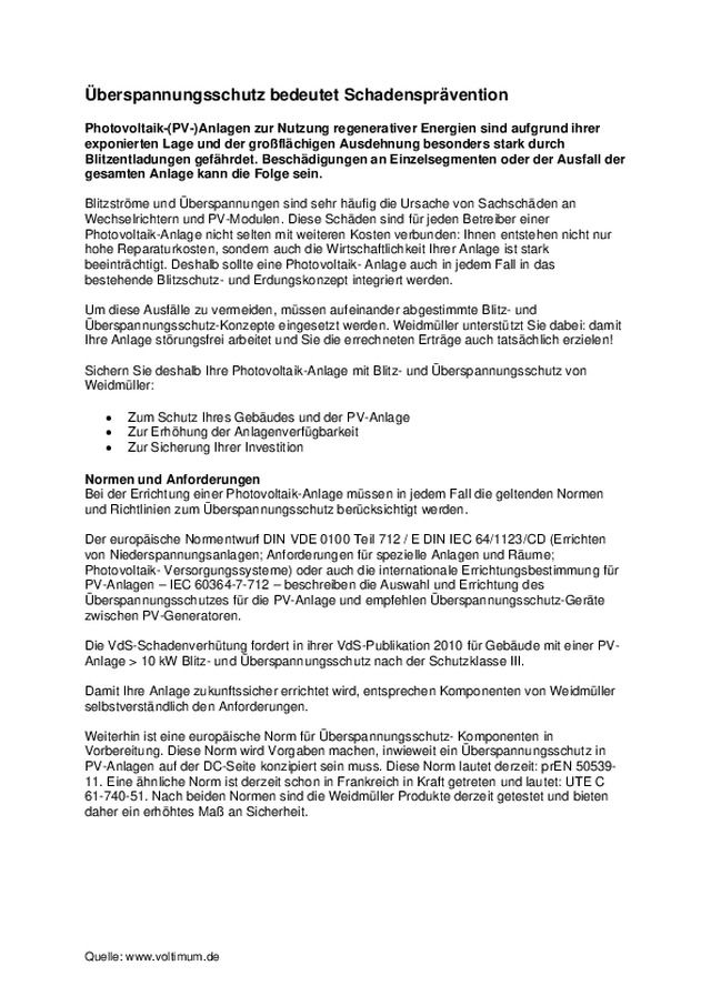Überspannungsschutz bedeutet Schadensprävention