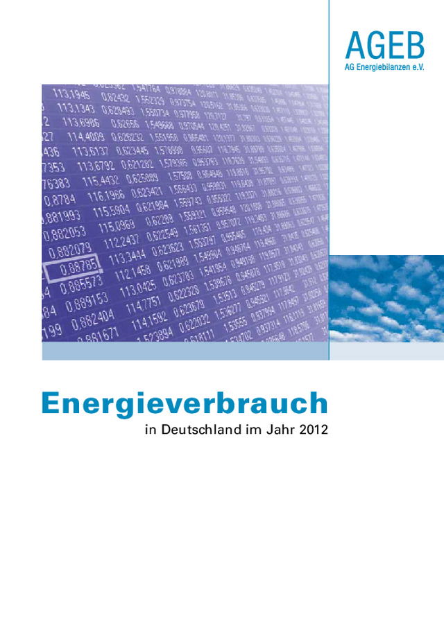 Energieverbrauch in Deutschland in 2012