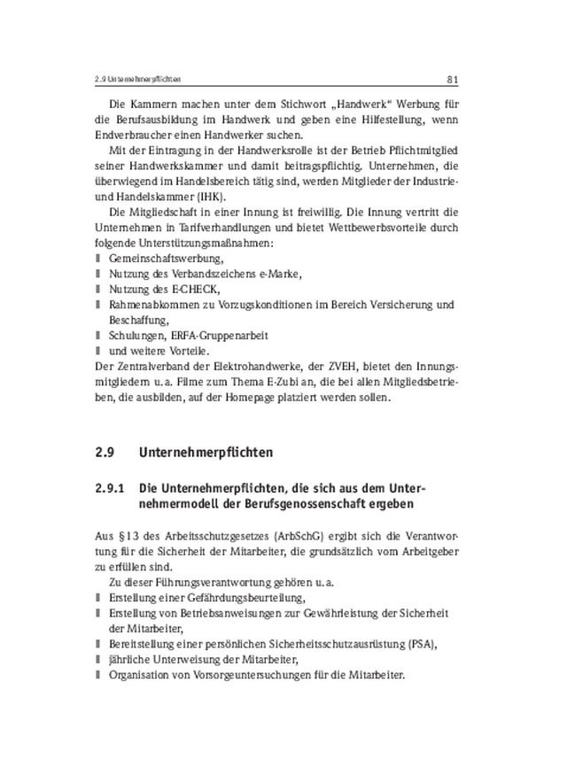 Unternehmerpflichten