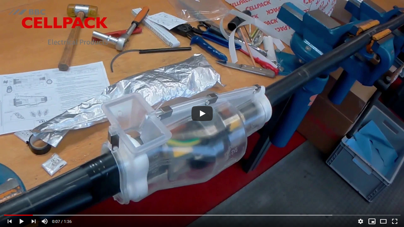 BBC Cellpack Gießharz-Hausanschlussmuffe H 5-SYS Montagevideo