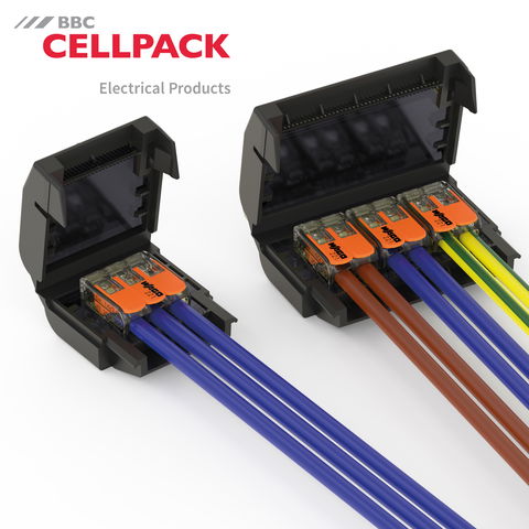 *NEU: BBC Cellpack EASY-PROTECT GELBOXEN mit WAGO-COMPACT-Verbindungsklemmen*