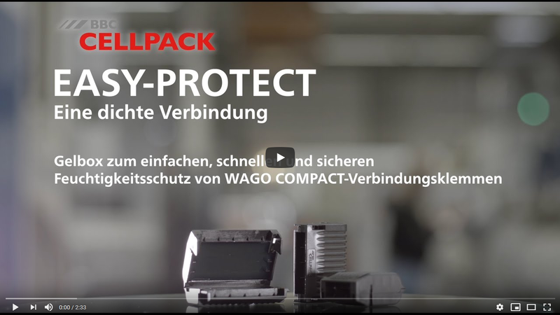 *NEU: BBC Cellpack EASY-PROTECT GELBOXEN mit WAGO-COMPACT-Verbindungsklemmen*