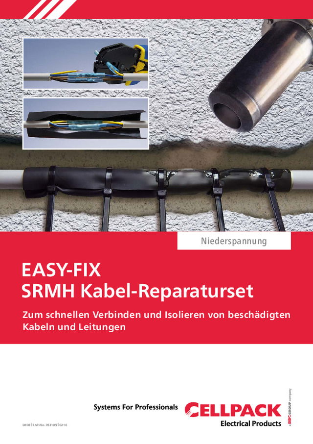EASY-FIX SRMH Kabel-Reparaturset