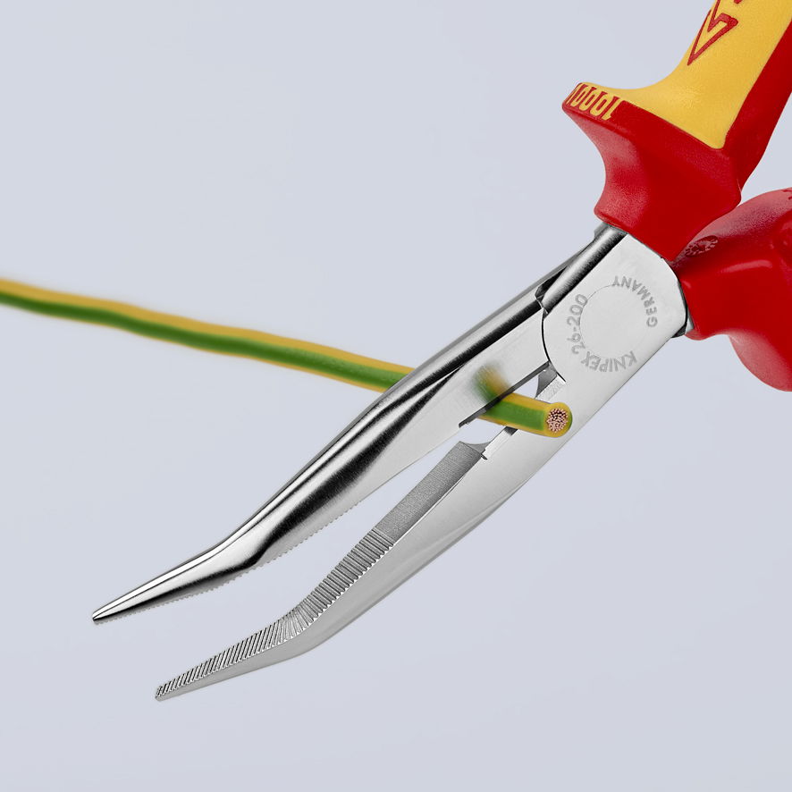 Ideal for those tight spaces where precision matters: KNIPEX Snipe Nose Side Cutting Pliers