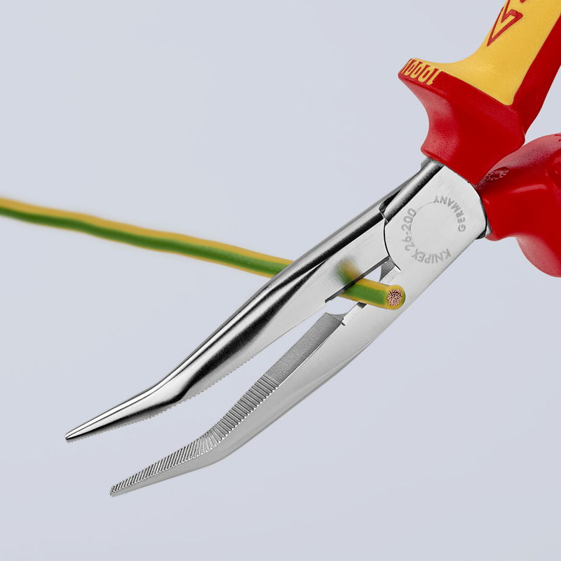 Ideal for those tight spaces where precision matters: KNIPEX Snipe Nose Side Cutting Pliers