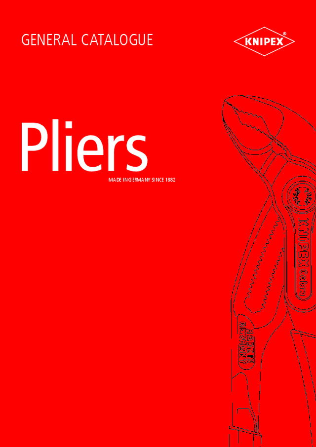 General Catalogue - Pliers