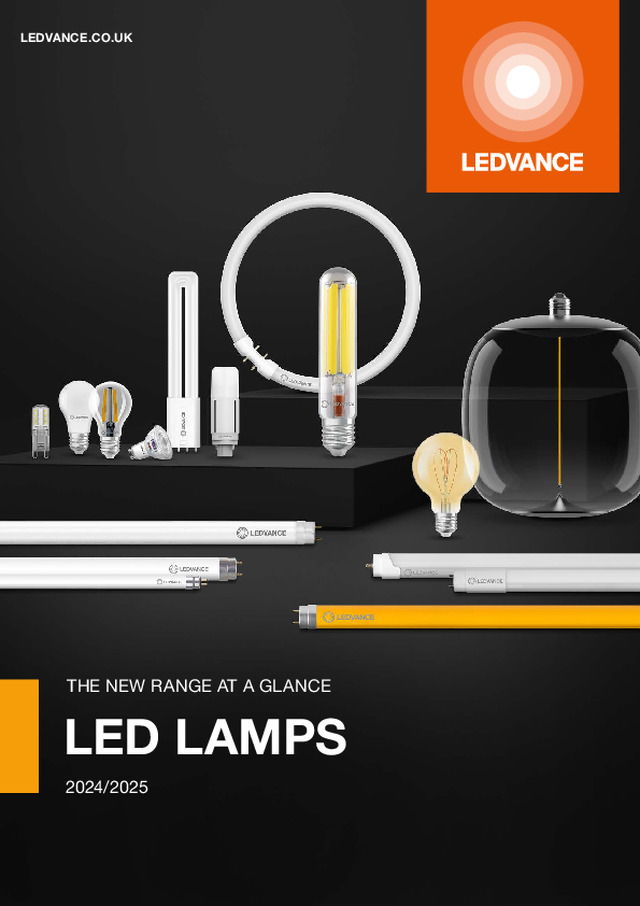 The new range at a glance LED lamps - 2024/2025