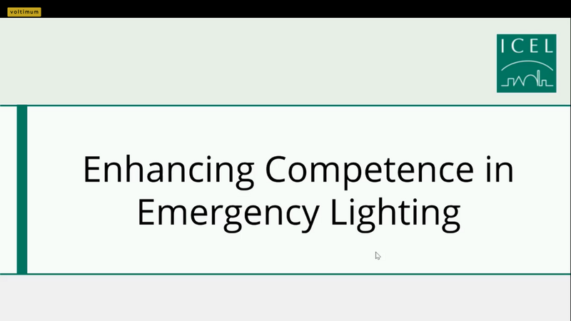 ICEL Emergency Lighting Competence Framework