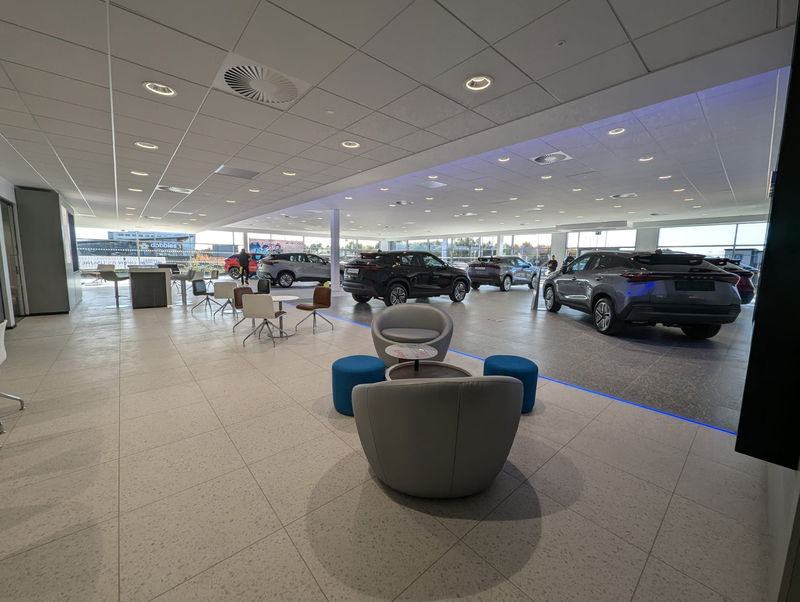 LUCECO spotlights Speke showroom
