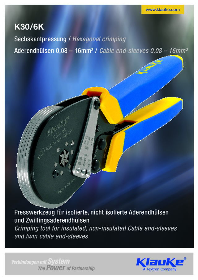 K30/6K Sechskantpressung