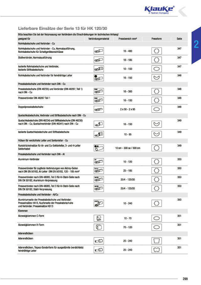 Klauke Hauptkatalog Teil 2 - 2017/18