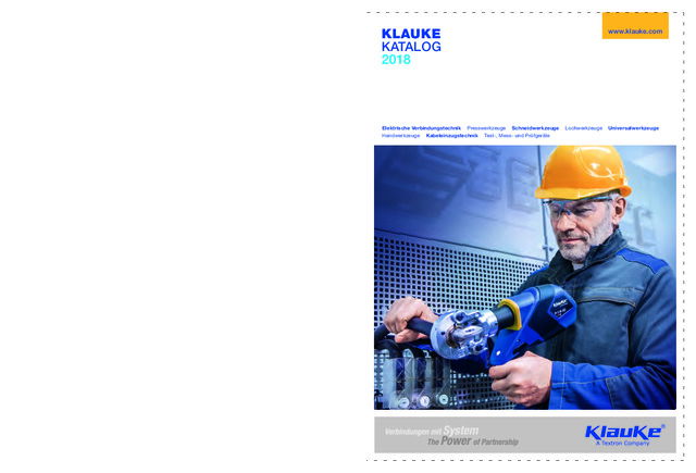 Klauke Hauptkatalog 2018