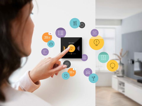 Niko Digital black - Touchscreen-Schalter