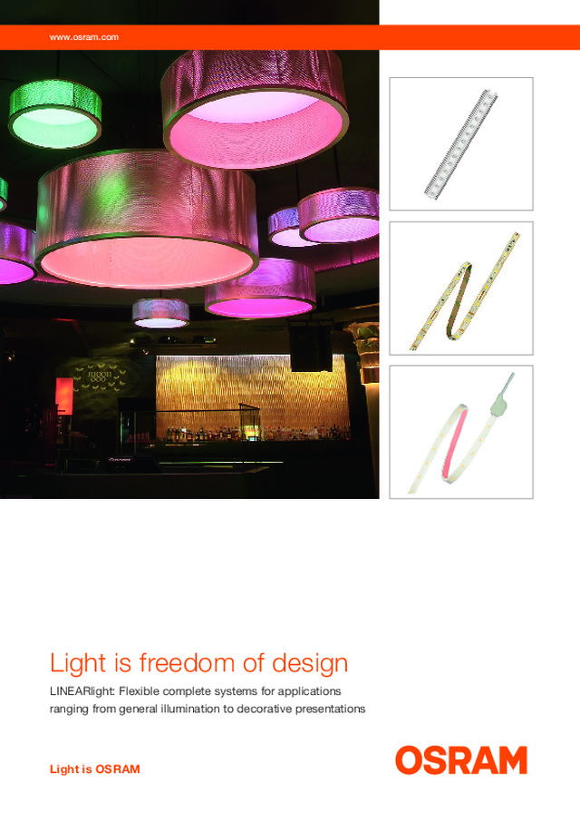 Light is freedom of design