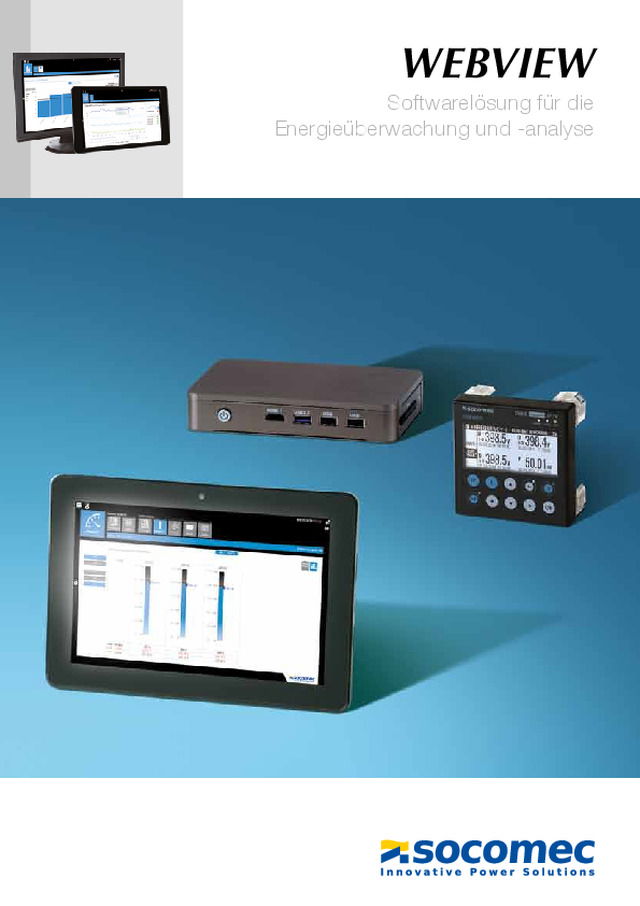 WEBVIEW - Softwarelösung für die Energieüberwachung und -analyse