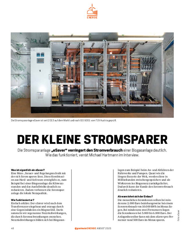 Der kleine Stromsparer