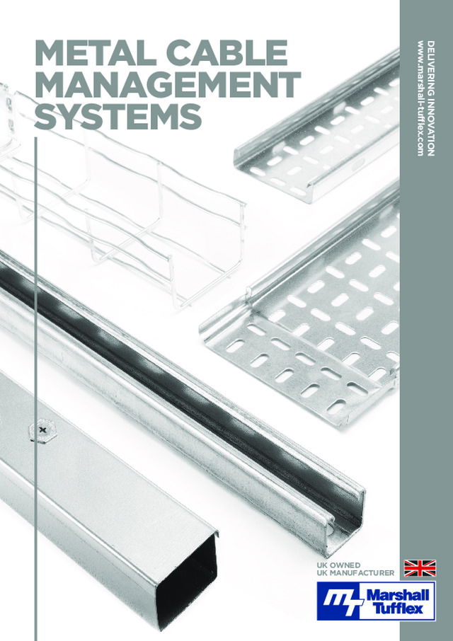 Metal cable management systems