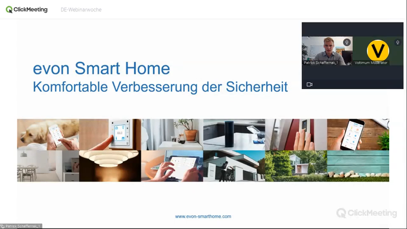 Verbesserung von Sicherheit und Komfort durch Einsatz eines Smart Home Systems.