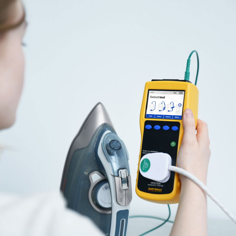 Martindale Electric launches two new handheld Portable Appliance Testers the HPAT550 and HPAT650