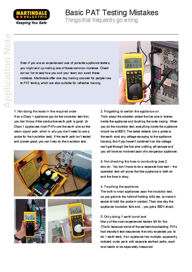 Basic PAT Testing mistakes you can easily make