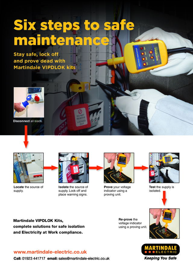 Six steps to safe maintenance