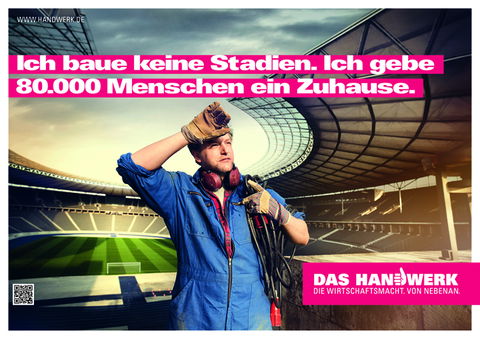 Imagekampagne Handwerk mit neuen Plakatmotiven