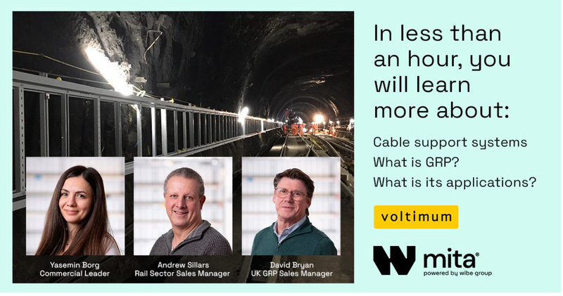 CPD approved webinar: Glass Fibre Reinforced (GRP/GFRP) Cable Support Systems