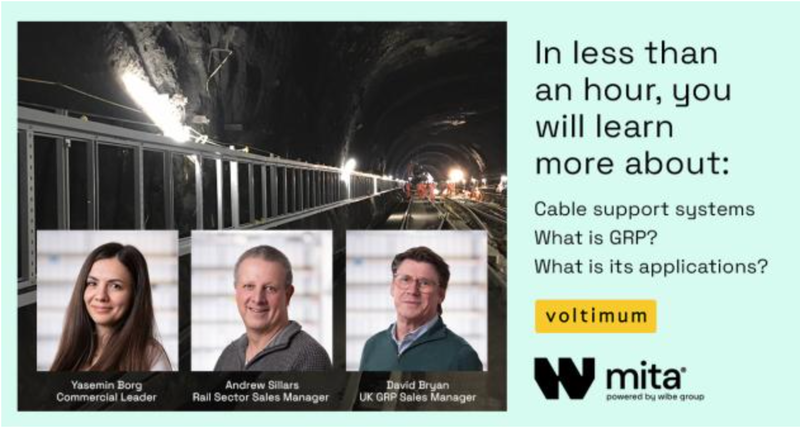 Now available on-demand: Glass Fibre Reinforced (GRP / GRFP) Cable Support Systems