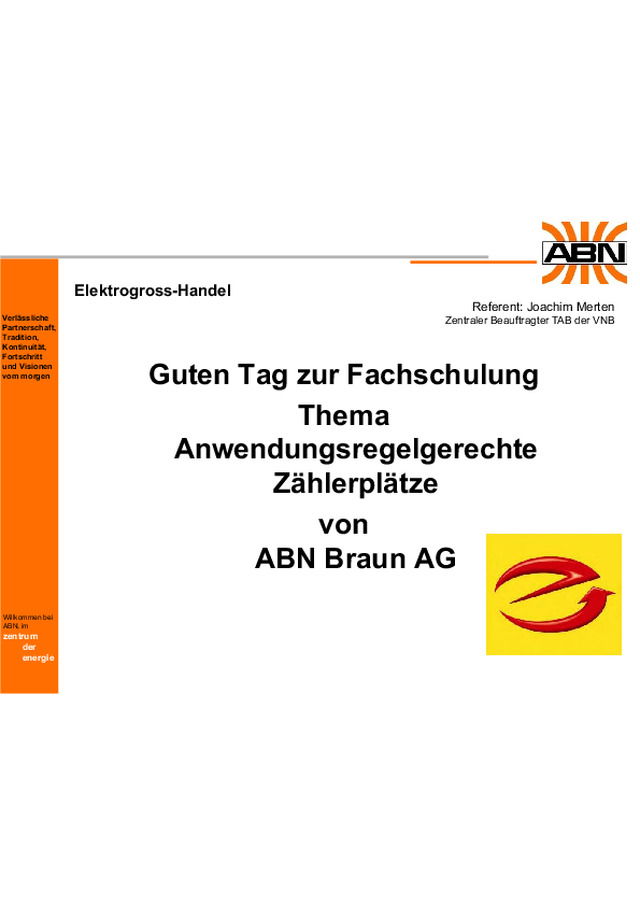 Die Anwendungsregeln 4101 und 4105 für Zählerplätze und Erzeugeranlagen am Niederspannungsnetz