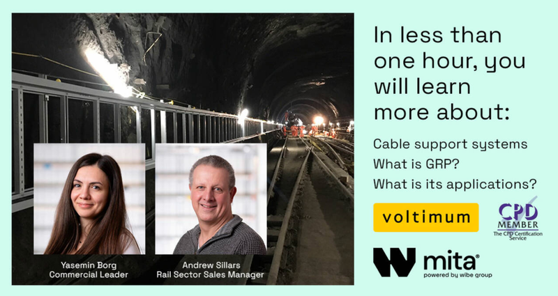 Join this CPD approved webinar on Glass Fibre Reinforced (GRP/GFRP) Cable Support Systems