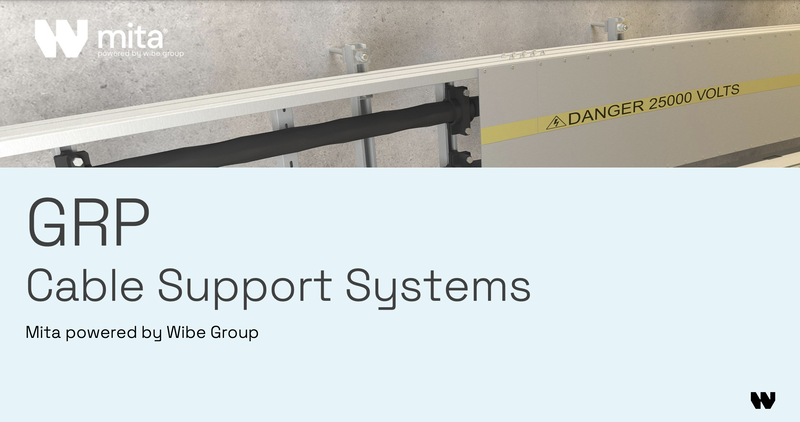 Glass Fibre Reinforced (GRP / GRFP) Cable Support Systems