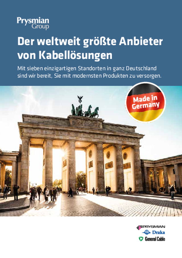 Der weltweit größte Anbieter von Kabellösungen