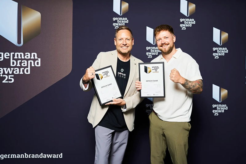DOTLUX gewinnt zwei German Brand Awards!