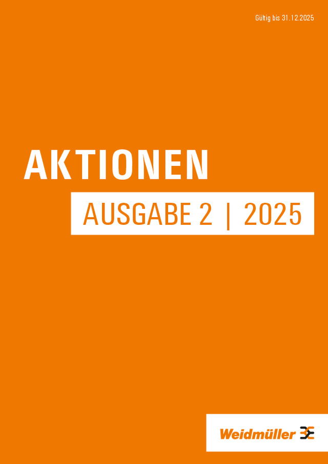 Weidmüller Aktionen Ausgabe 2 - 2025