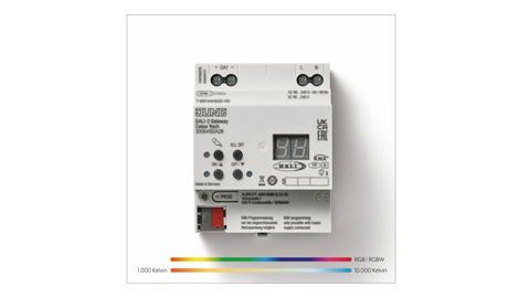 Geräte in DALI-Installationen effizient steuern mit dem neuen JUNG KNX DALI-2 Aktor