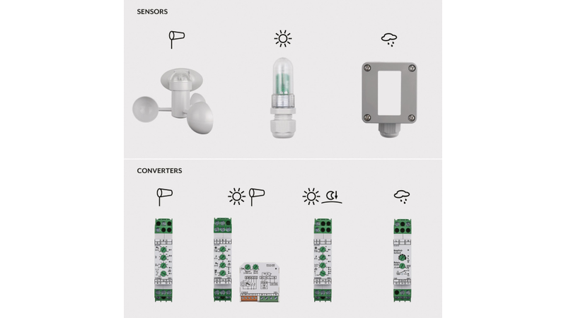 JUNG Sensoren für smarten Wetterschutz von Beschattungsanlagen