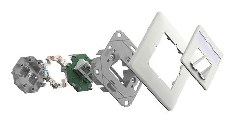 Die innovative RJ45 Anschlussdose