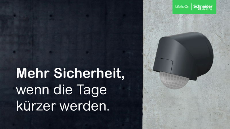 Sicherheit, wenn die Tage kürzer werden!