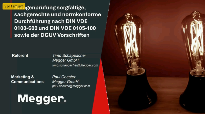 Anlagenprüfung sorgfältige, sachgerechte und normkonforme Durchführung nach DIN VDE 0100-600 und DIN VDE 0105-100 sowie der DGUV Vorschriften